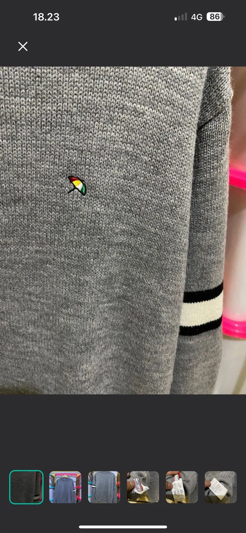 Arnold Palmer Streetwear Luxury Sweatshirt Pria gray photo 1