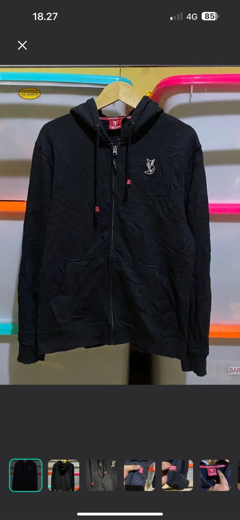 Japanese brand Streetwear Hoody Pria black photo 1