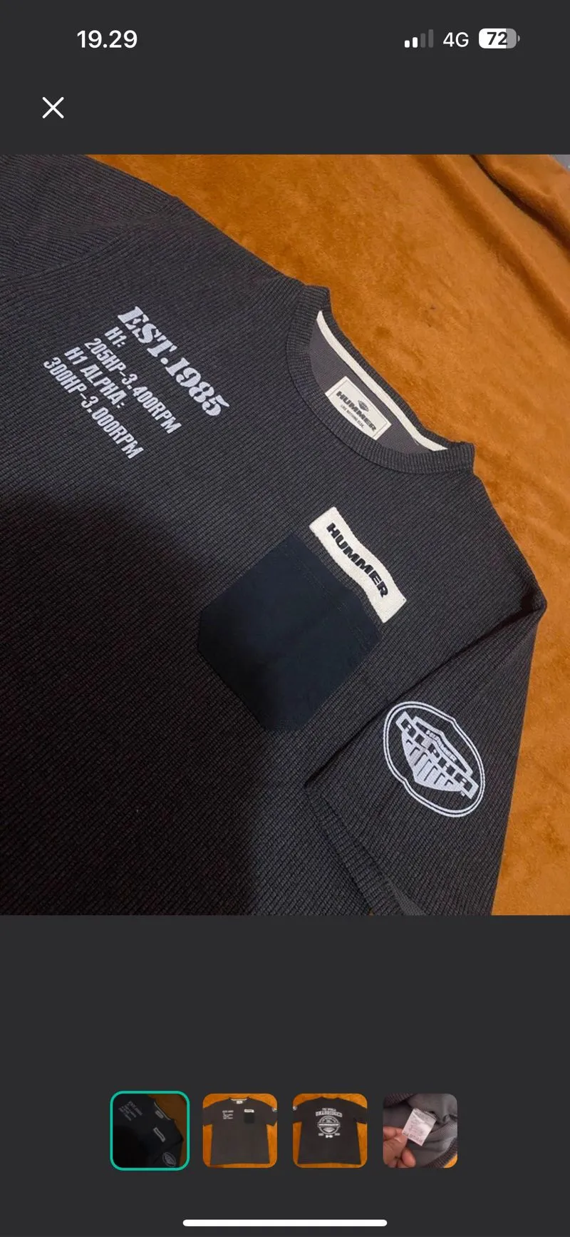 Japanese brand Streetwear Y2K T-shirt Pria gray photo 1