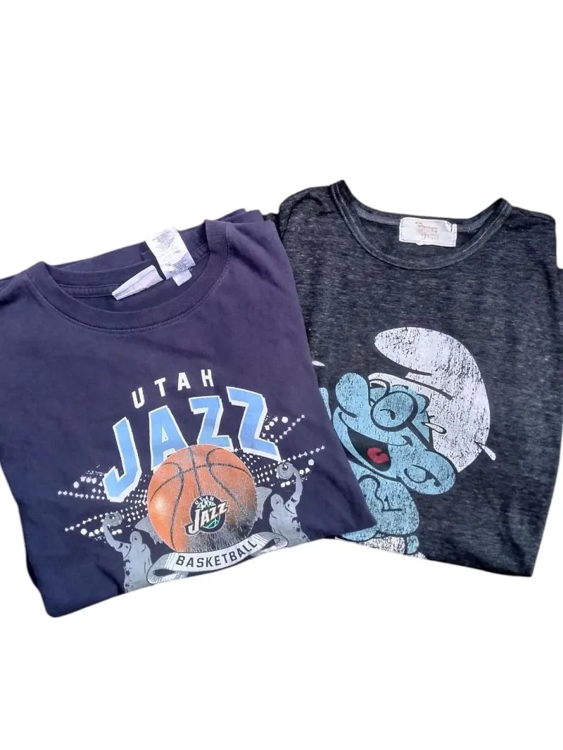 Vintage Sportswear T-shirt Pria blue gray photo 1