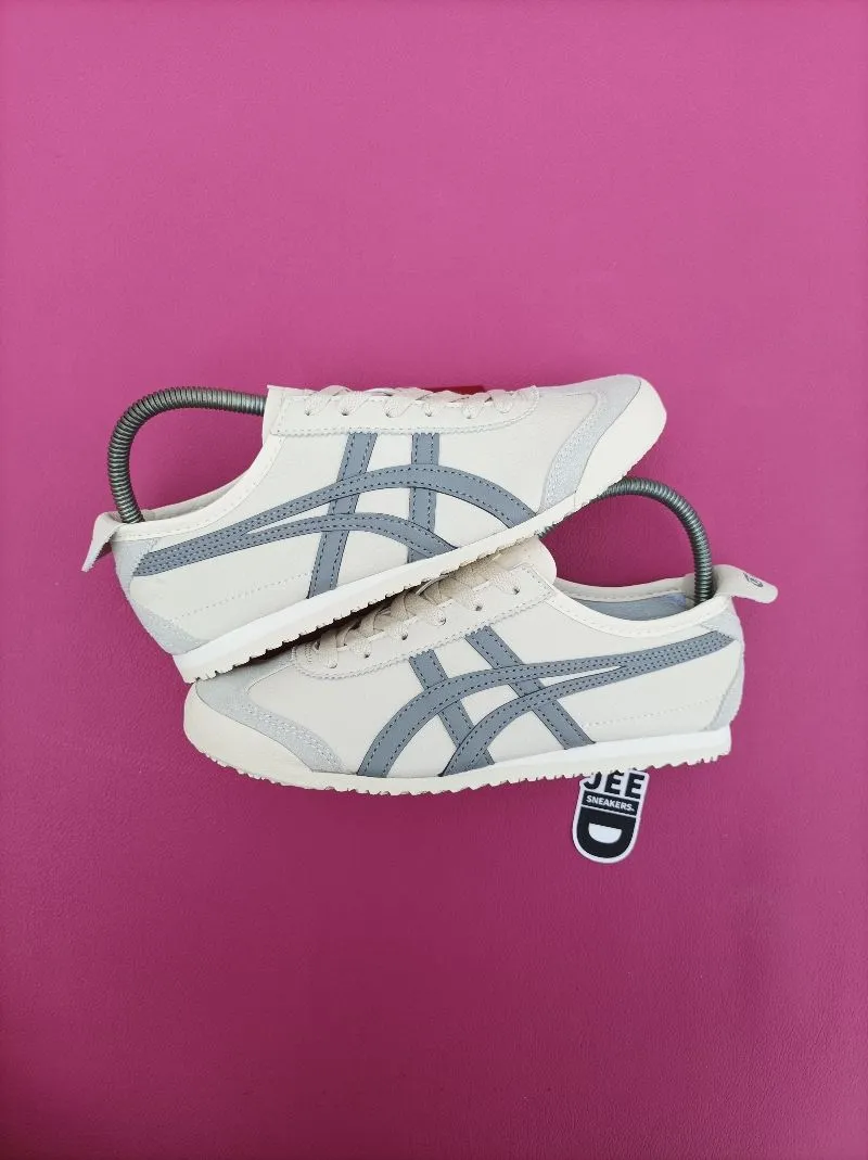 Onitsuka Tiger Streetwear Casual Sneakers Wanita white gray photo 1
