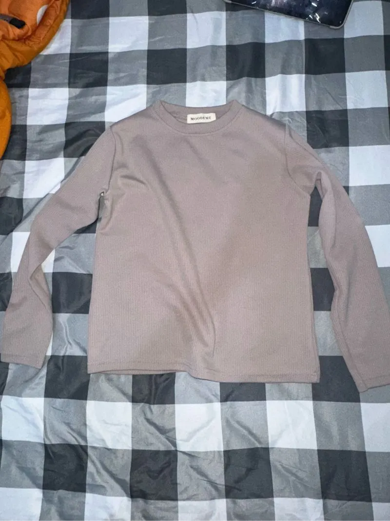 Casual Shirt Wanita tan photo 1