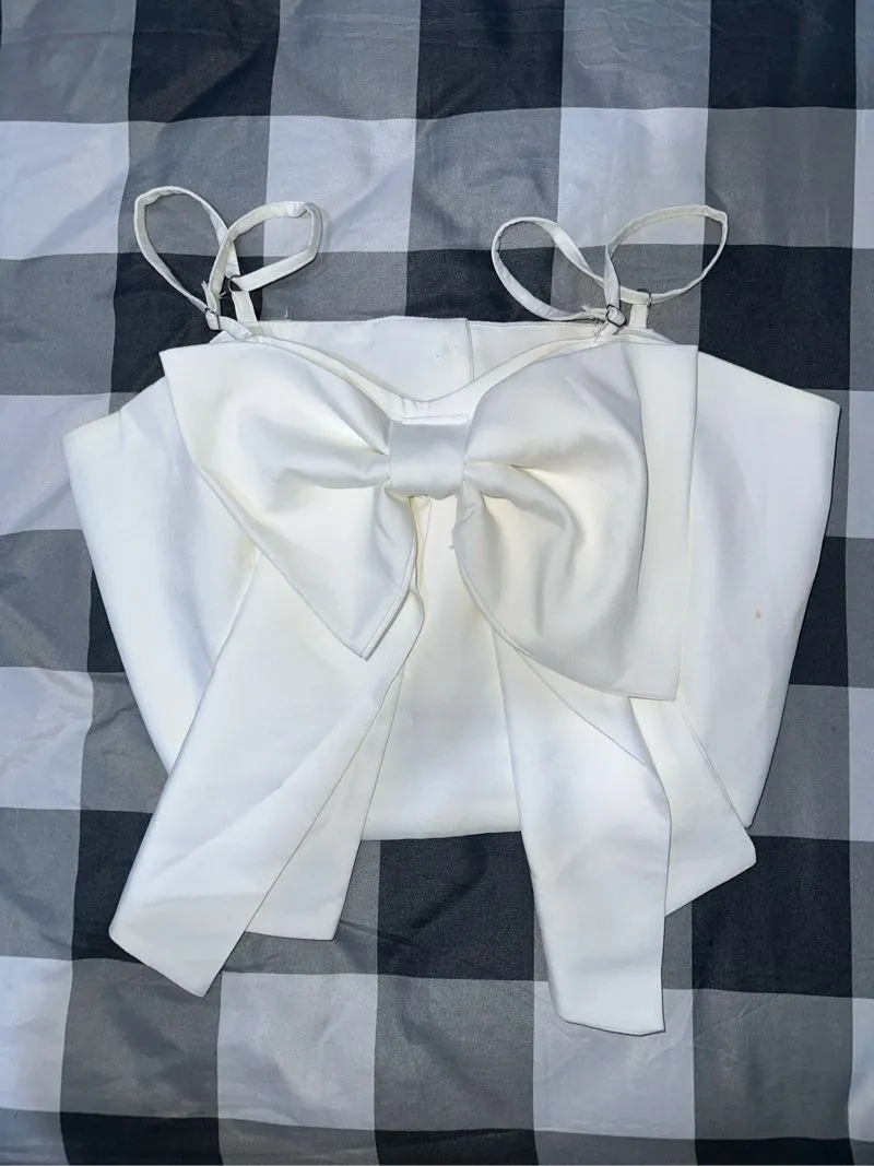 Minimalist Casual Blouse Wanita white photo 1