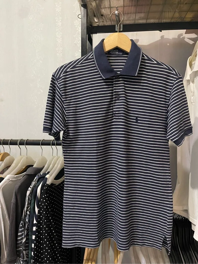Polo Ralph Lauren Casual Polo shirt Pria white navy photo 1