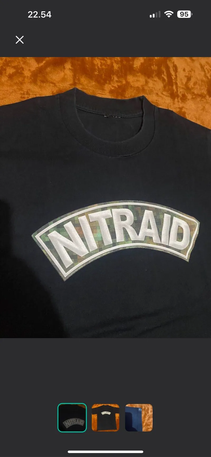 Nitraid Streetwear Y2K T-shirt Pria black photo 1