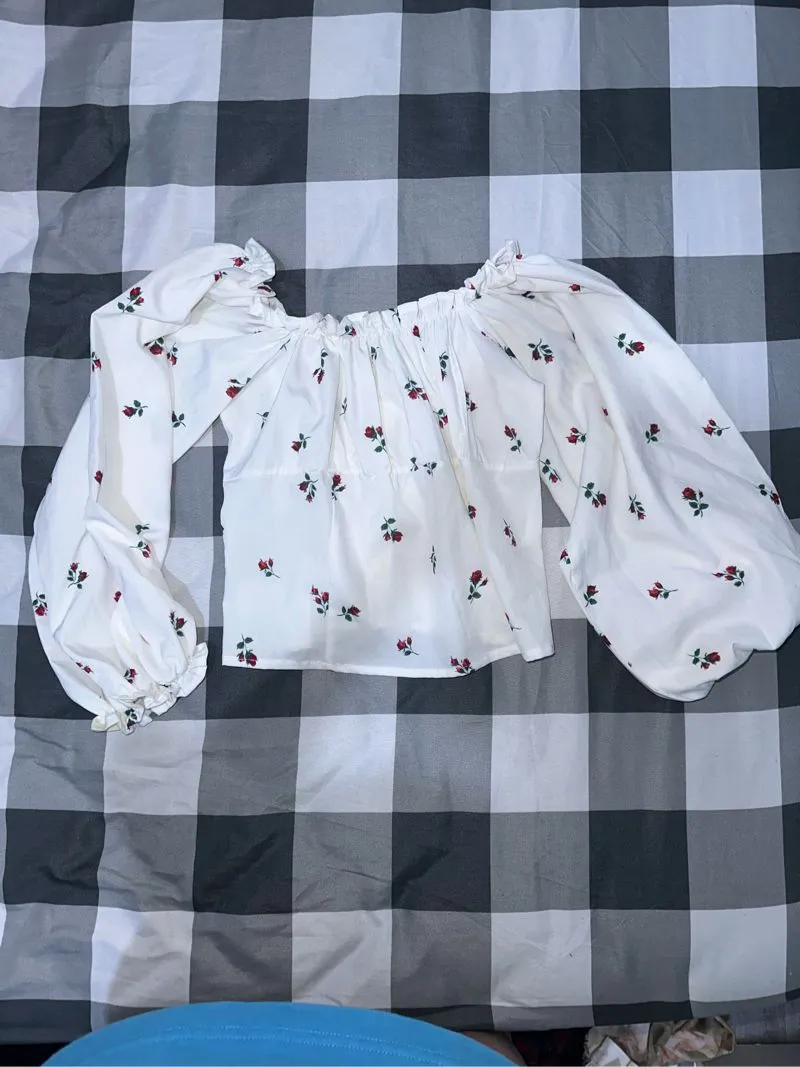 Coquette Casual Crop top Wanita white photo 1