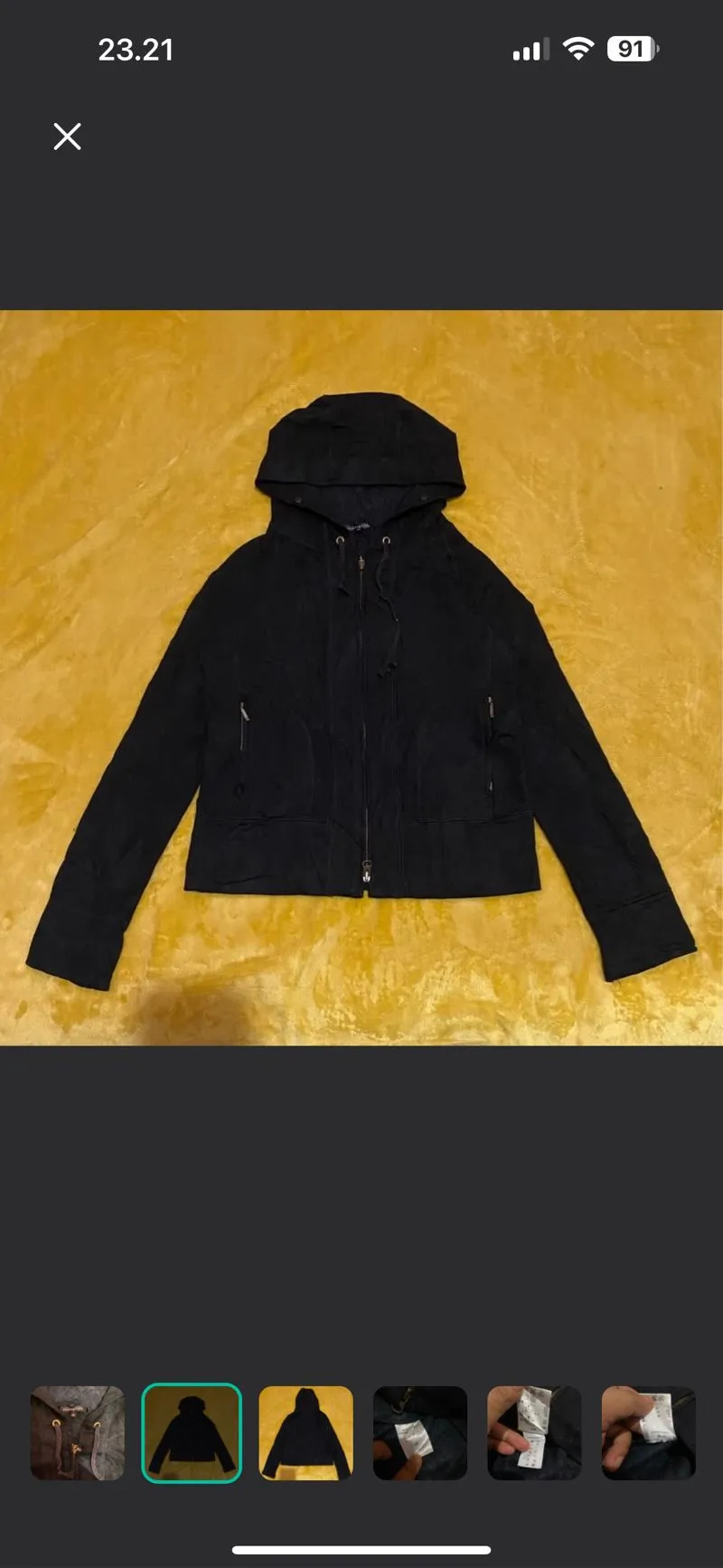 Japanese brand Streetwear Y2K Hoody Wanita black photo 1