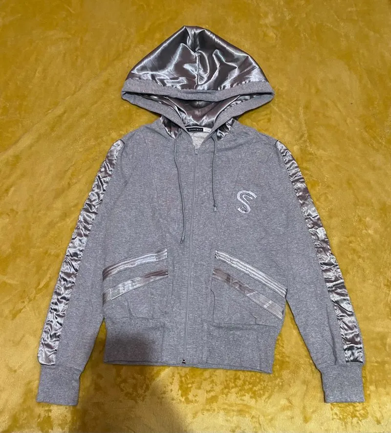 Japanese brand Streetwear Luxury Hoody Wanita gray photo 1