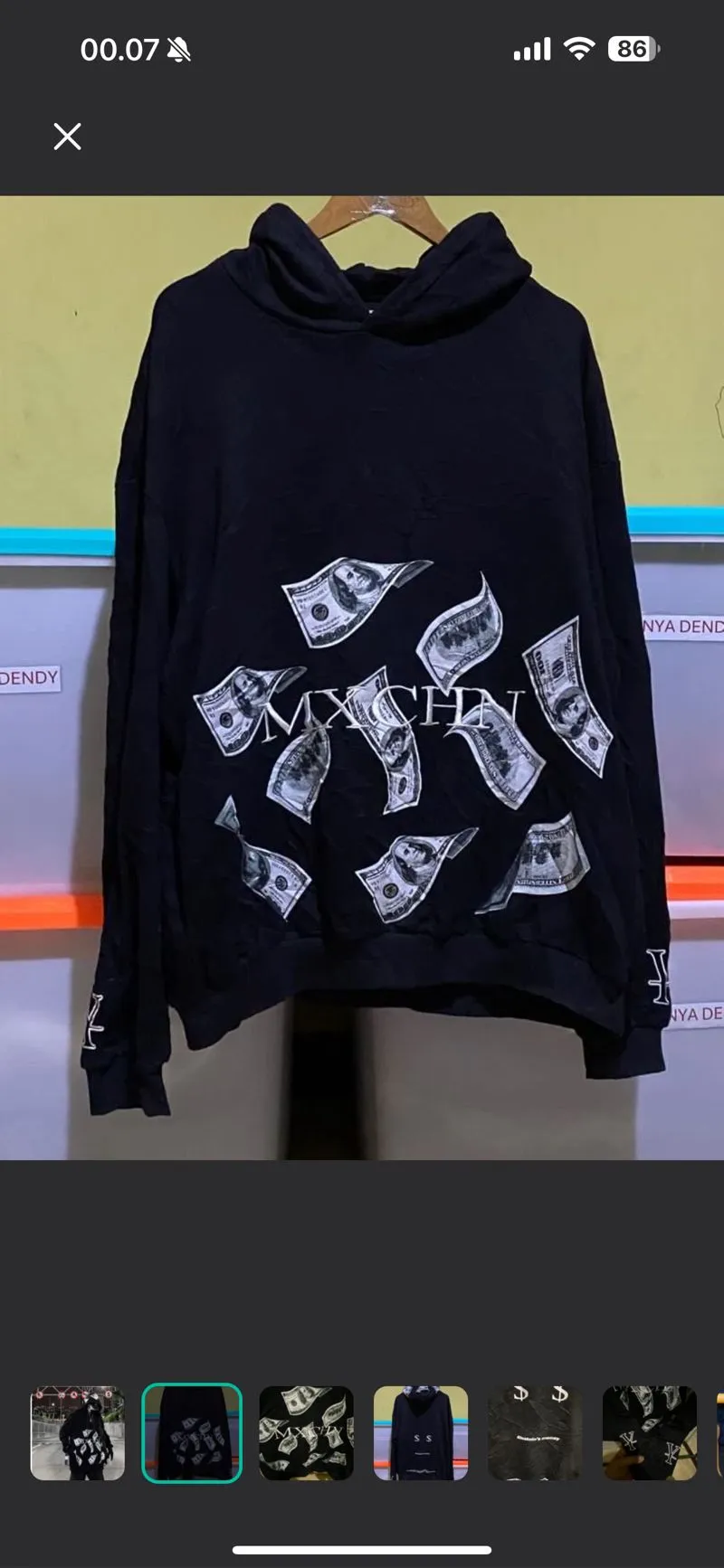 Japanese brand Streetwear Hoody Pria black photo 1