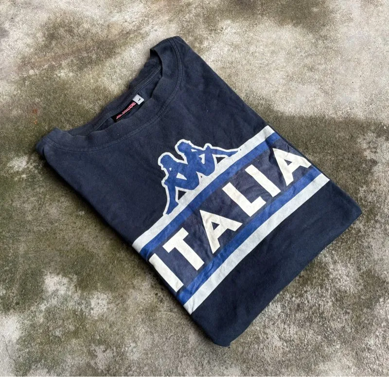 Casual T-shirt Pria navy black photo 1