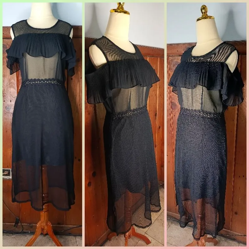 Luxury Midi dress Wanita black photo 1
