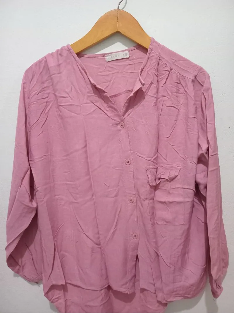Casual T-shirt Wanita pink photo 1