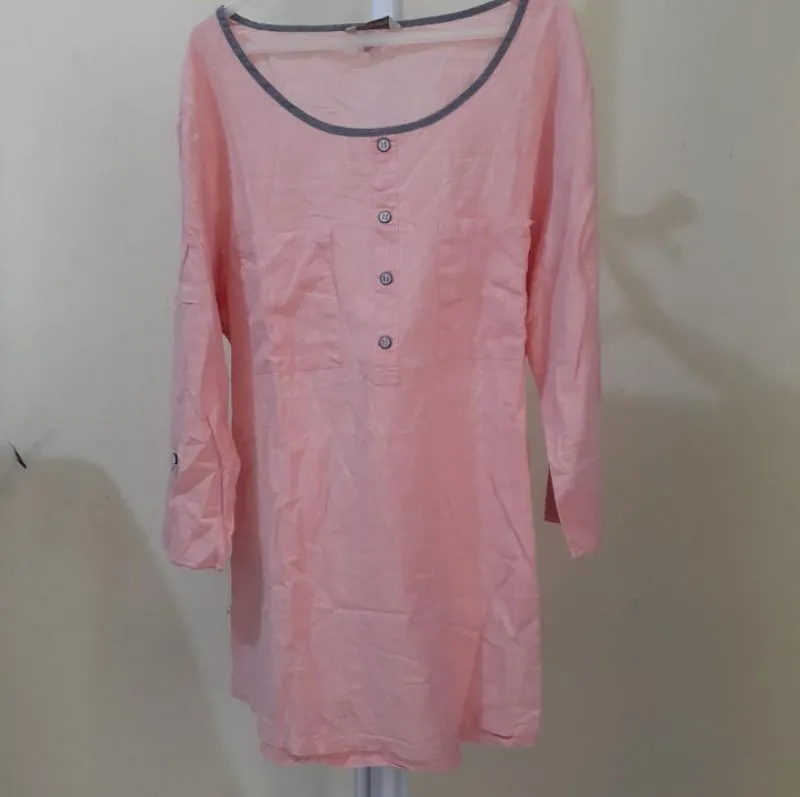 Minimalist Blouse Wanita pink photo 1