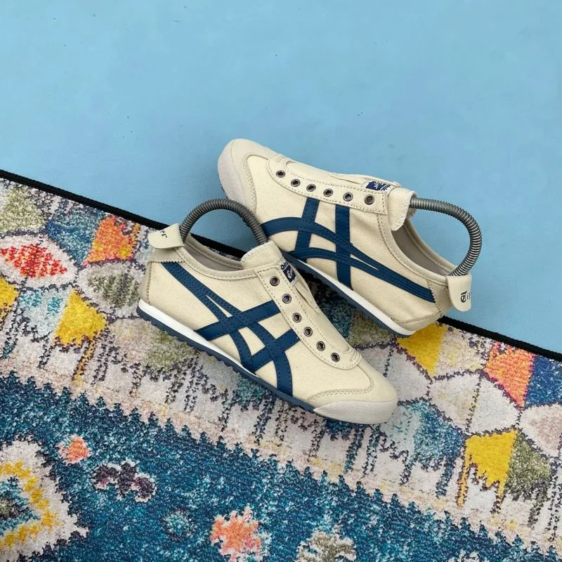 Onitsuka Tiger Indie Casual Sneakers Wanita navy tan photo 1