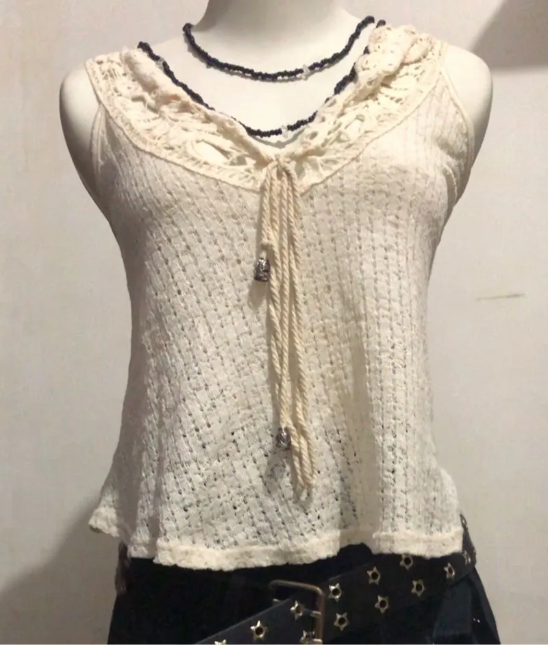 Y2K Coquette Wanita cream tan photo 1