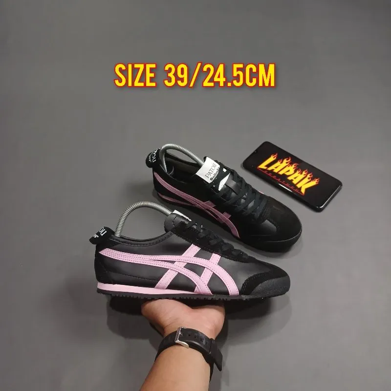 Onitsuka Tiger Casual Sneakers Wanita pink black photo 1