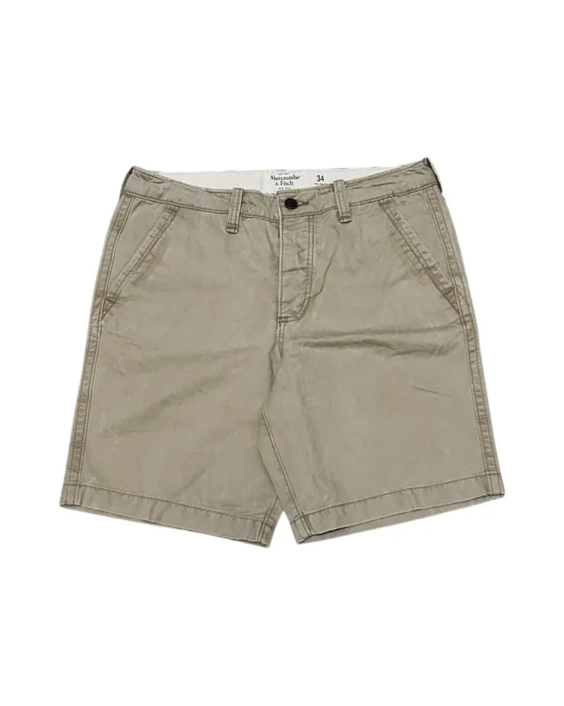 Abercrombie & Fitch Vintage Y2K Short Pria khaki tan photo 1