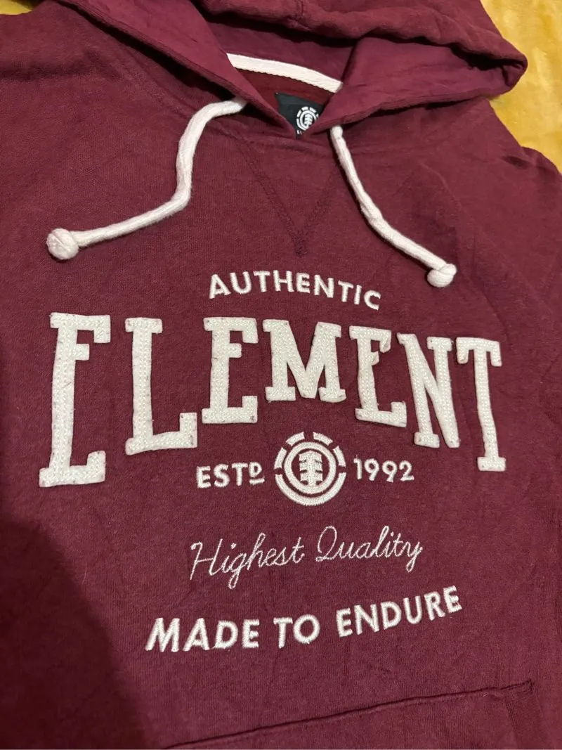 Element Streetwear Sportswear Hoody Pria burgundy photo 1