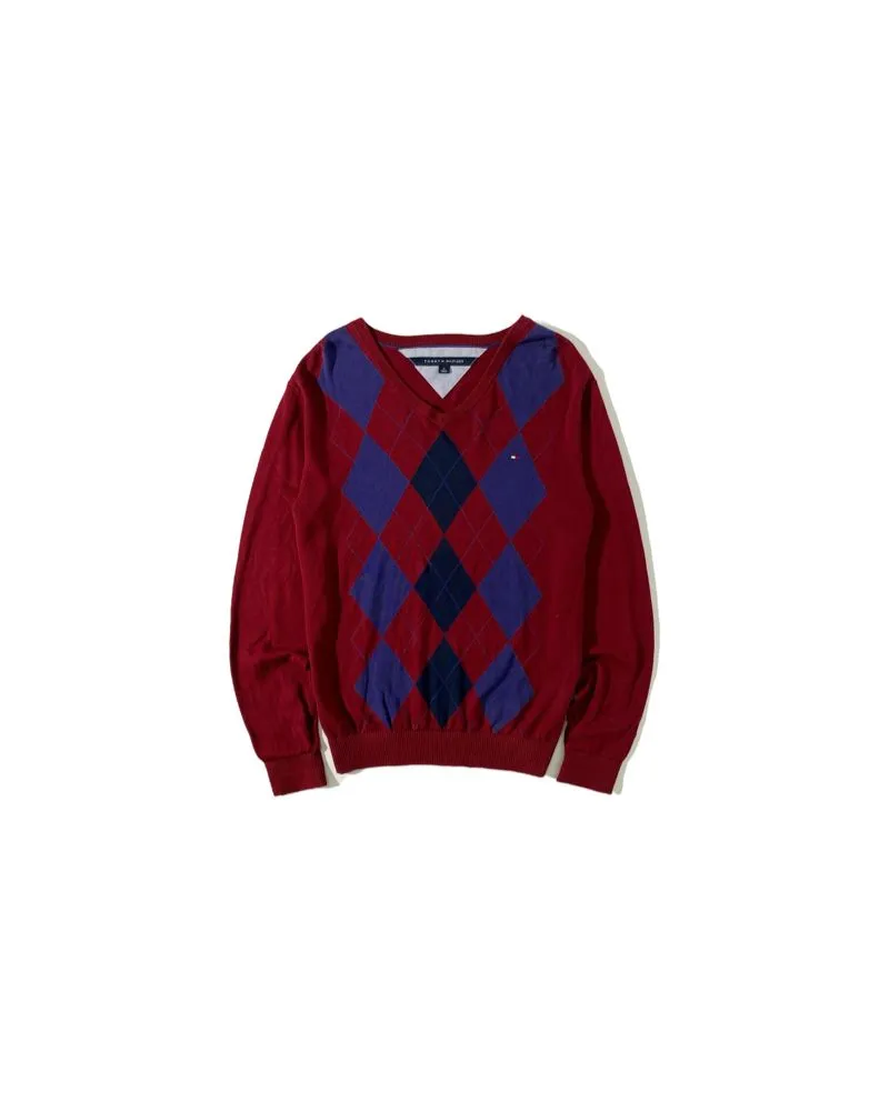 Tommy Hilfiger Y2K Casual Sweatshirt Pria red photo 1