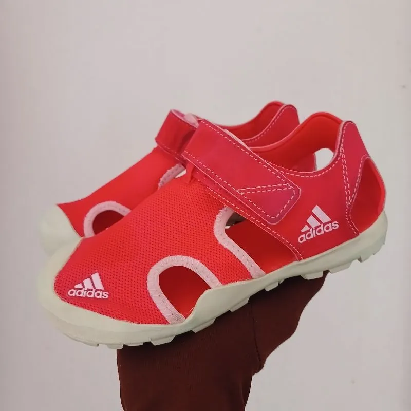 Adidas Casual Sandals & slide Kids white pink photo 1
