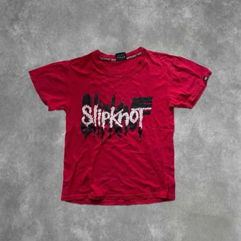 Vintage Streetwear T-shirt Pria red photo 1