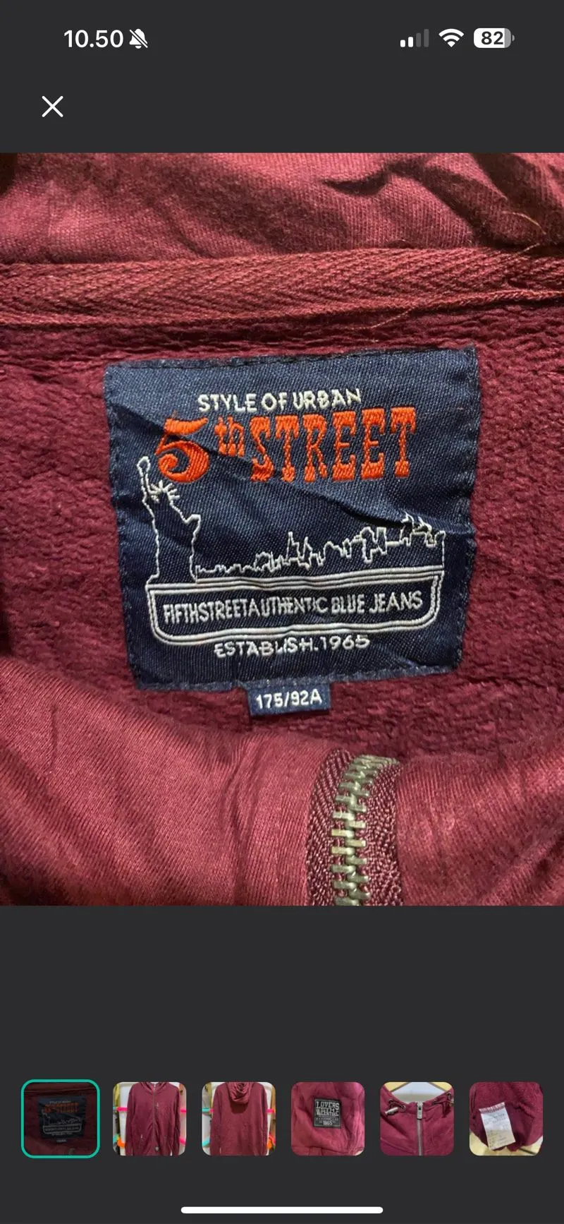Japanese brand Streetwear Y2K Hoody Pria red photo 1