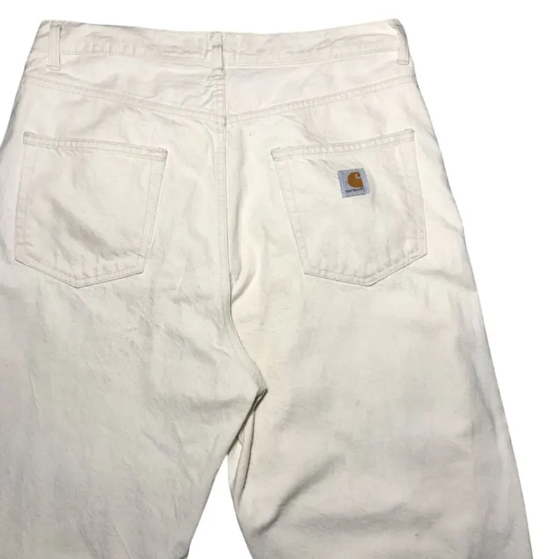 Carhartt Y2K Skater Jeans Pria cream photo 1