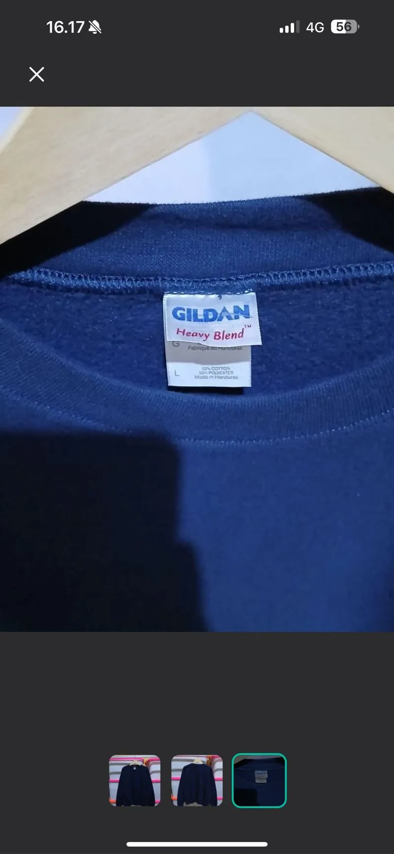 Gildan Streetwear Y2K Sweatshirt Pria navy photo 1