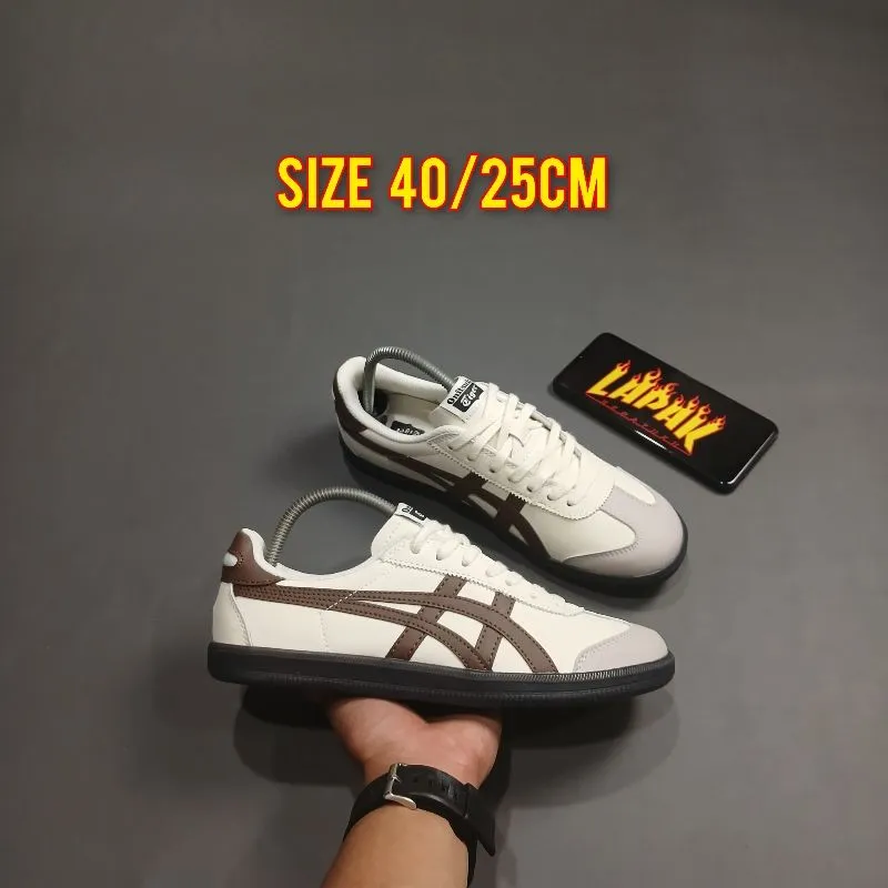 Onitsuka Tiger Casual Casual shoe Pria burgundy cream photo 1