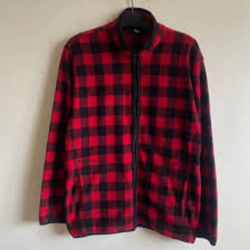 Uniqlo Luxury Casual Hoody Pria black red photo 1
