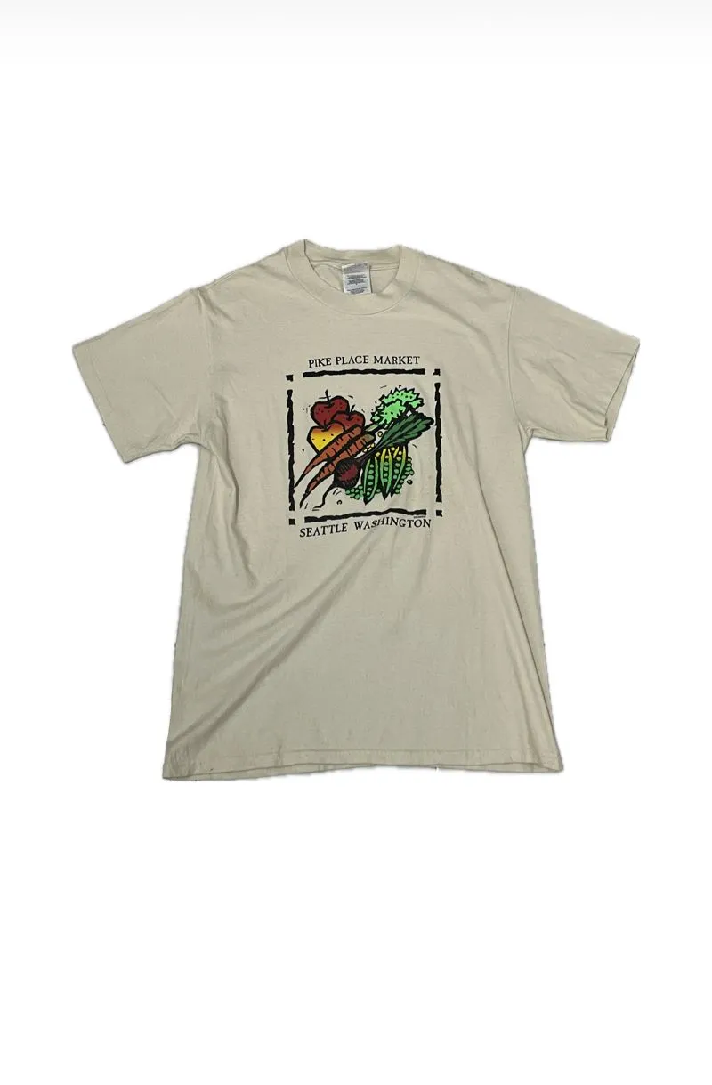 Hanes Vintage T-shirt Pria cream photo 1
