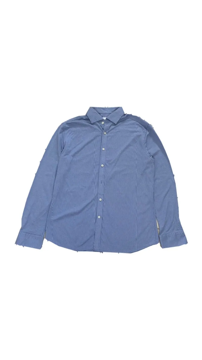 Luxury Minimalist Formal shirt Pria blue photo 1