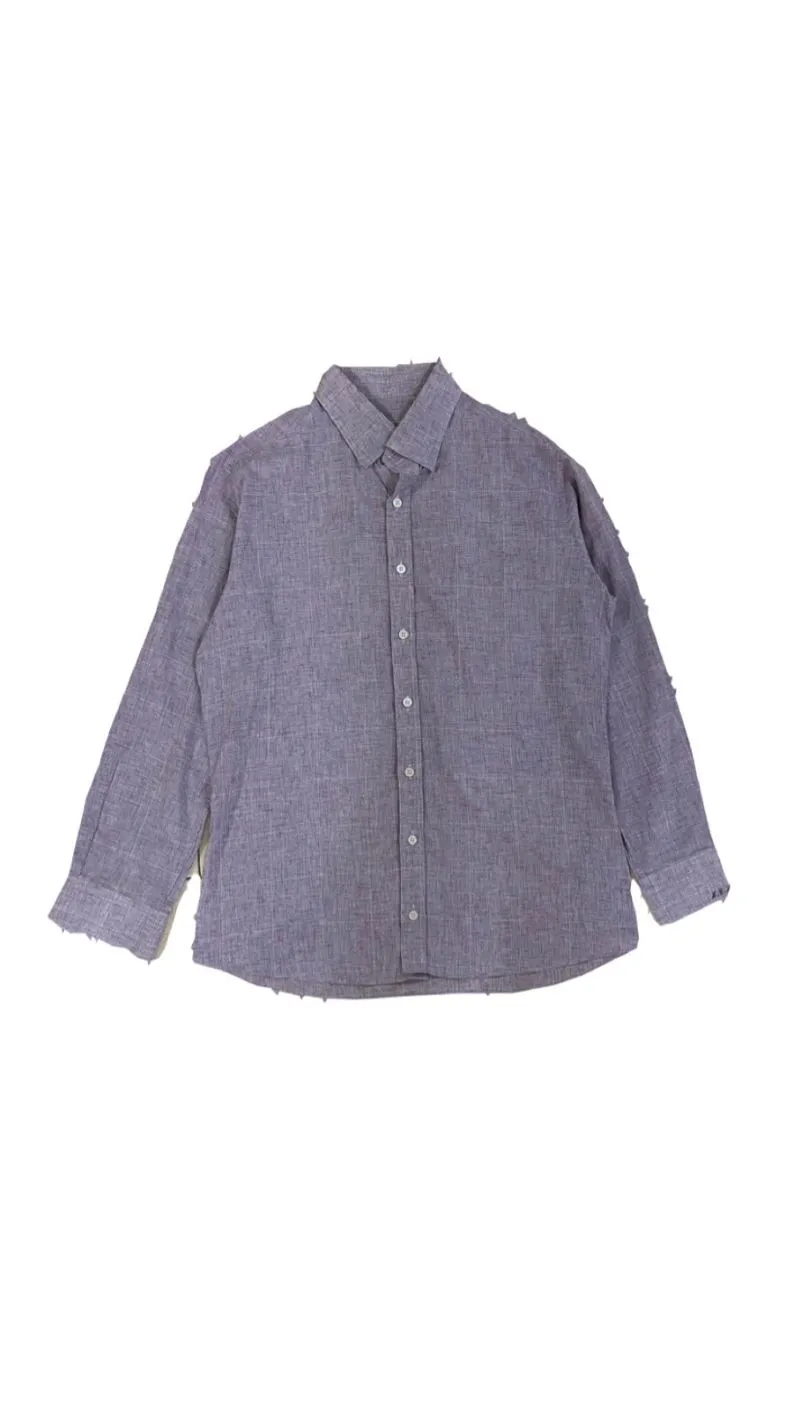 Luxury Minimalist Formal shirt Pria purple photo 1