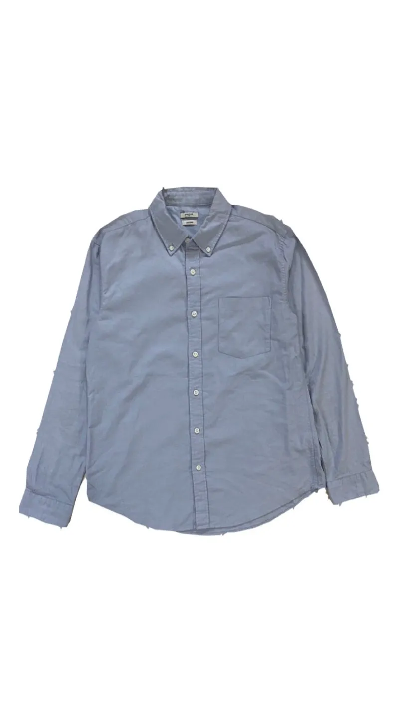 Polham Luxury Minimalist Formal shirt Pria blue photo 1