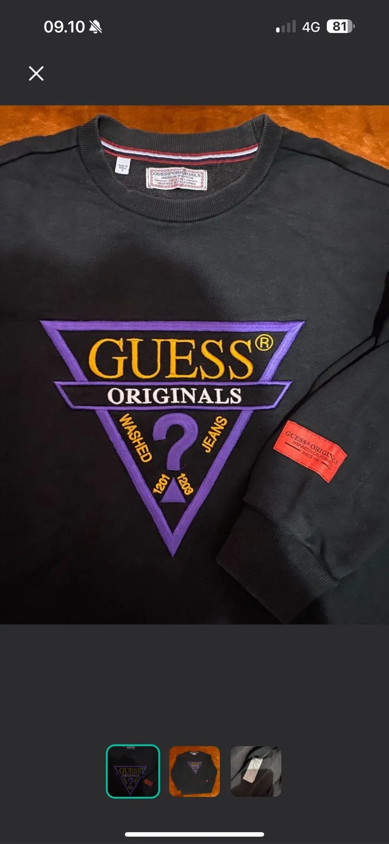 Guess Streetwear Sweatshirt Pria black photo 1