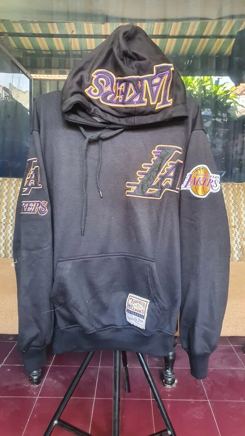 Vintage Streetwear Hoody Pria black gray photo 1
