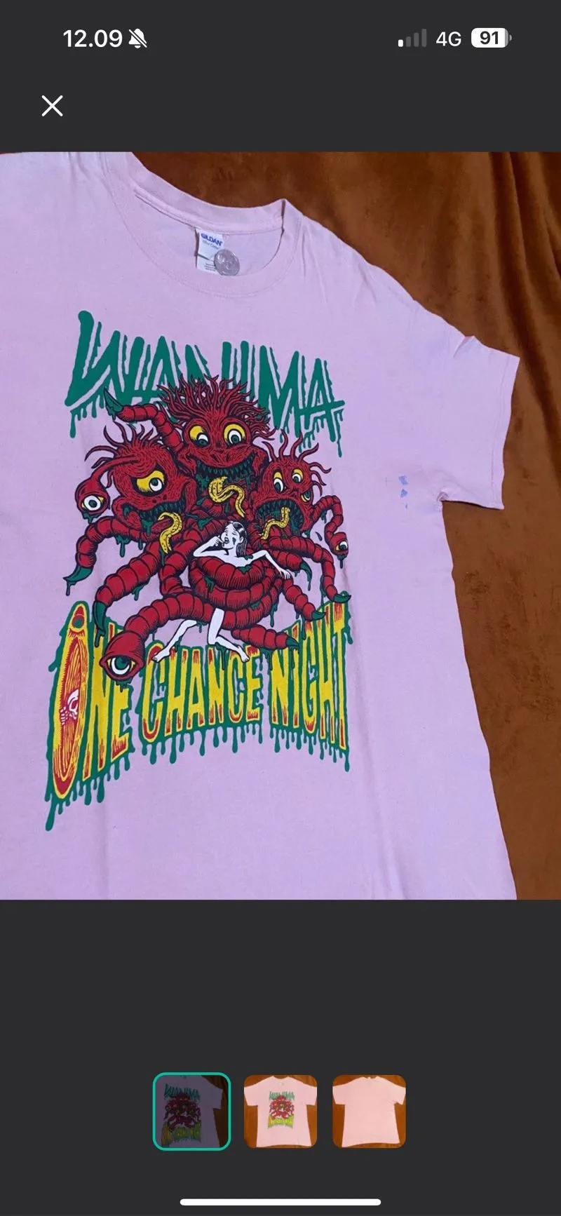 Japanese brand Streetwear T-shirt Pria pink photo 1