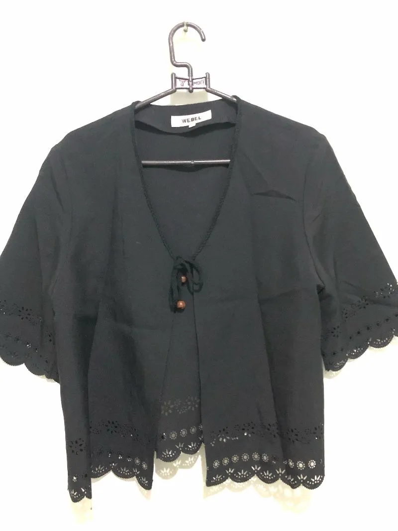Casual Blazer Wanita black photo 1