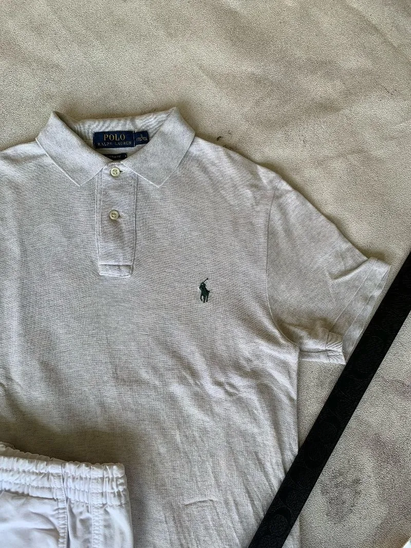 Polo Ralph Lauren Luxury Polo shirt Pria gray photo 1