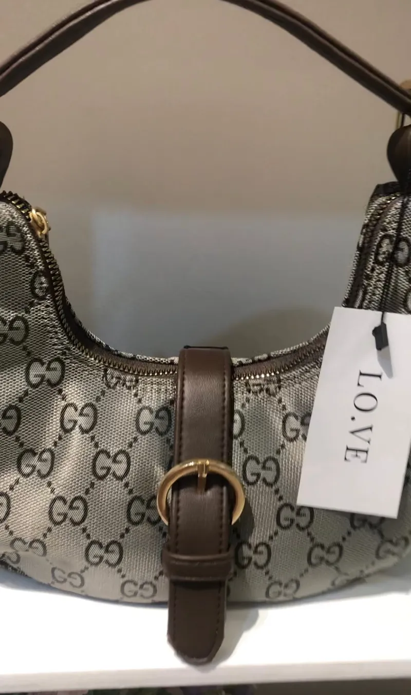 Gucci Vintage Casual Bags & purse Wanita gray photo 1