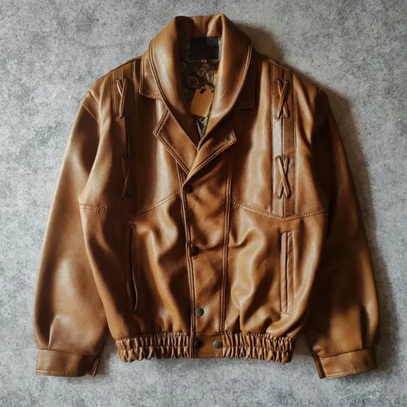 Vintage Casual Leather jacket Pria brown photo 1