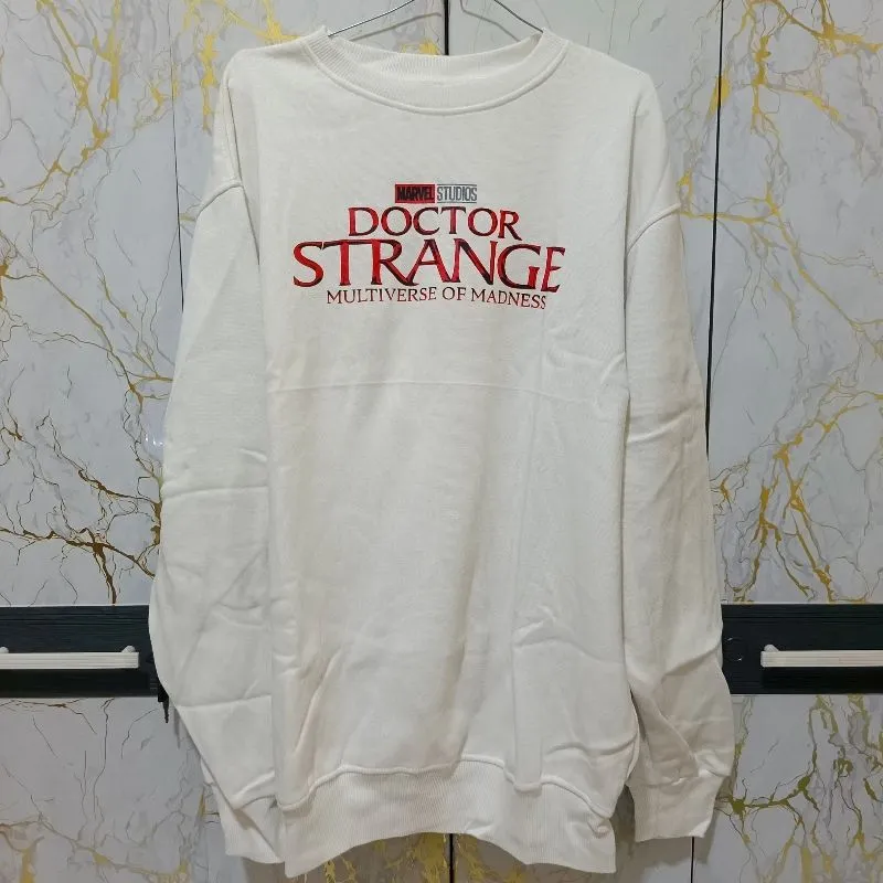 Streetwear Casual Sweater Wanita white photo 1