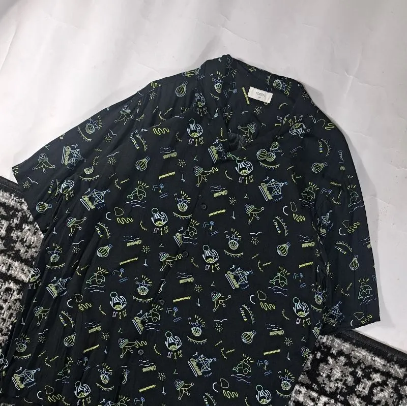Vintage Y2K Casual shirt Pria black photo 1