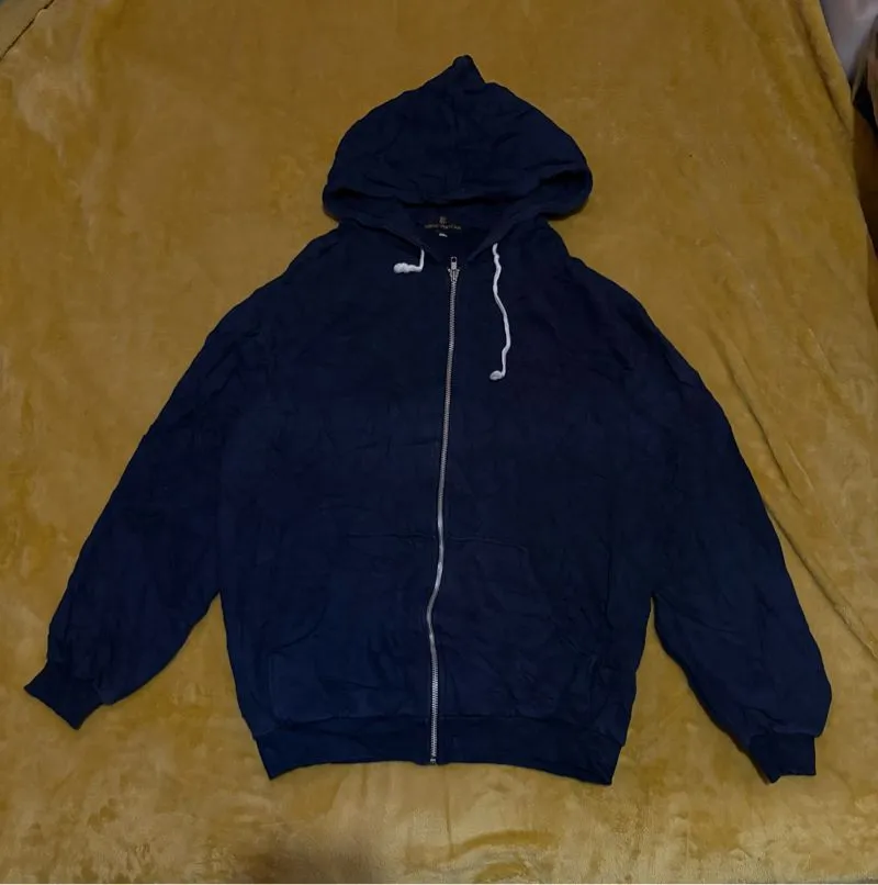Japanese brand Streetwear Y2K Hoody Pria navy photo 1