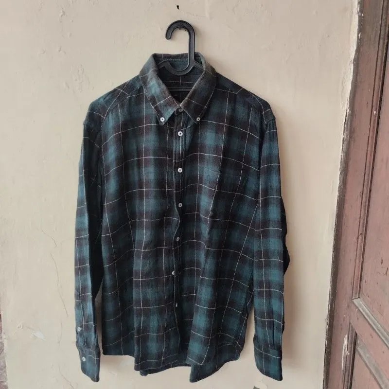 Kansai Yamamoto Vintage Streetwear Formal shirt Pria green black photo 1