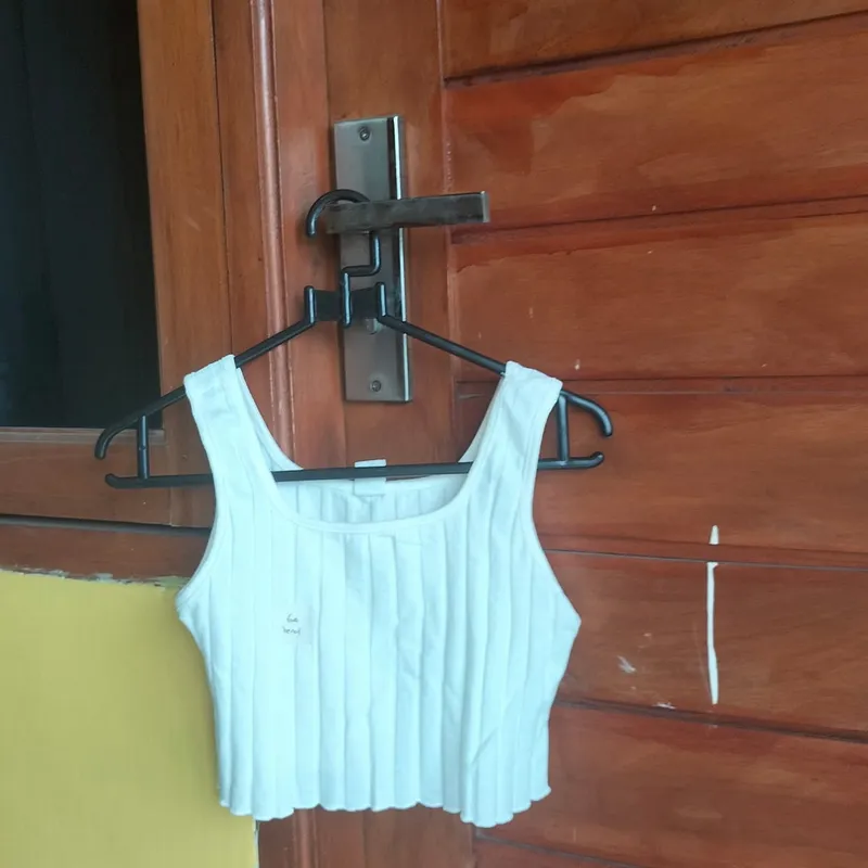 Coquette Crop top Wanita white photo 1