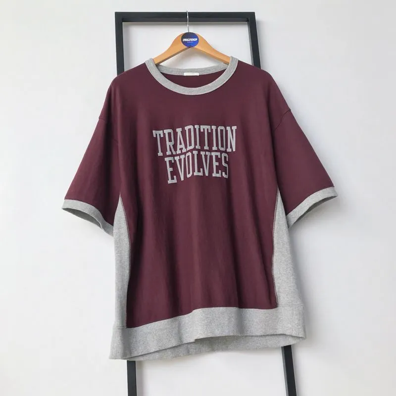 Uniqlo Vintage Casual Sweatshirt Pria burgundy photo 1
