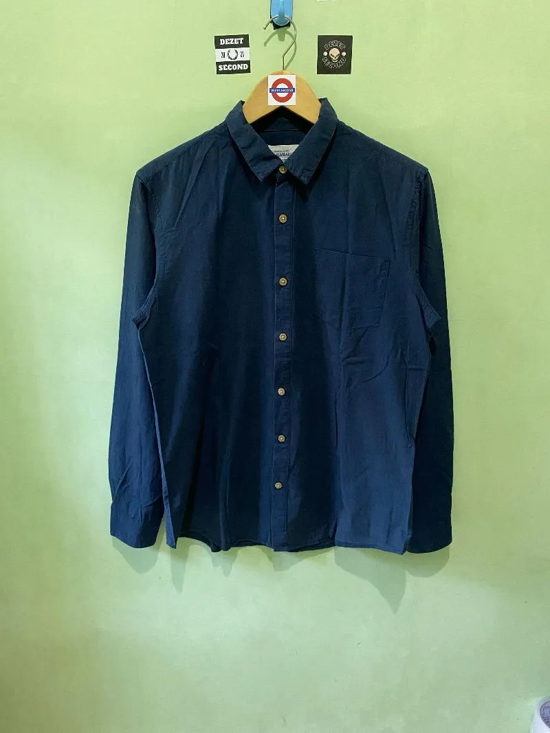 Pull & Bear Casual Baju muslim Pria navy photo 1