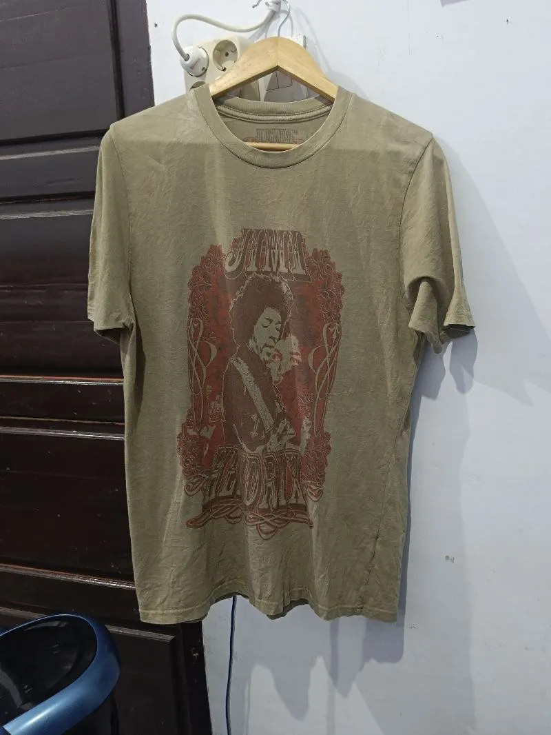 Casual T-shirt Pria tan photo 1