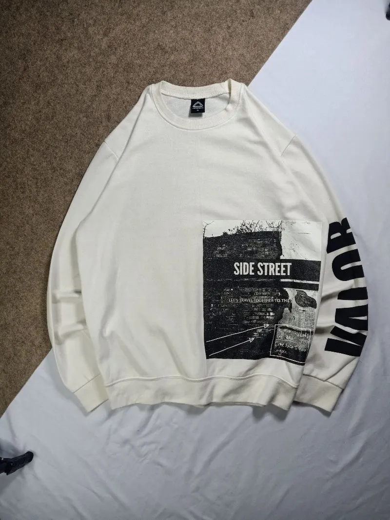 Andrew Marc Vintage Streetwear Sweater Pria white photo 1